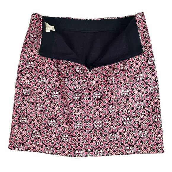 J. Crew Womens Printed basketweave Mini Skirt size 0 - Picture 4 of 5